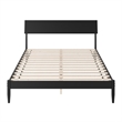 Bradford Queen Wood Platform Bed in Black