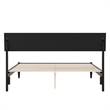 Bradford Queen Wood Platform Bed in Black