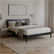 Bradford Queen Wood Platform Bed in Black