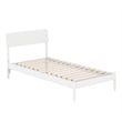 Bradford Twin XL Solid Wood Platform Bed in White