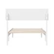 Bradford Twin XL Solid Wood Platform Bed in White