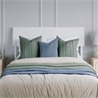 Bradford Twin XL Solid Wood Platform Bed in White