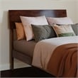 Bradford Twin XL Wood Platform Bed in Walnut