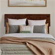 Bradford Twin XL Wood Platform Bed in Walnut