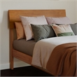 Bradford Twin XL Wood Platform Bed in Light Toffee