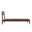 Bradford Twin Wood Platform Bed in Walnut