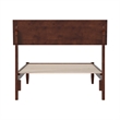 Bradford Twin Wood Platform Bed in Walnut