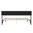 Bradford King Wood Platform Bed in Black