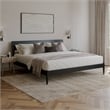 Bradford King Wood Platform Bed in Black