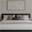Bradford King Wood Platform Bed in Black