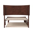 Phoenix Twin XL Wood Platform Bed with Twin XL Trundle in Walnut