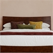 Phoenix Full Size Solid Wood Platform Bed with Twin Trundle in Walnut