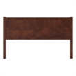 AFI Aveline King Size Mid-Century Panel Solid Wood Headboard in Walnut