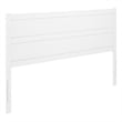 AFI Aveline King Mid-Century Panel Solid Wood Headboard in White