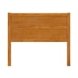AFI Aveline Full Size Mid-Century Panel Solid Wood Headboard in Light Toffee