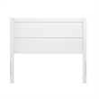 AFI Aveline Full Mid-Century Panel Solid Wood Headboard in White