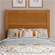 AFI Aveline Twin Mid-Century Panel Solid Wood Headboard in Light Toffee