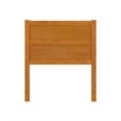 AFI Aveline Twin Mid-Century Panel Solid Wood Headboard in Light Toffee