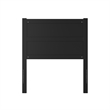 AFI Aveline Twin Mid-Century Panel Solid Wood Headboard in Black