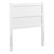 AFI Aveline Twin Mid-Century Panel Solid Wood Headboard in White