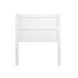 AFI Aveline Twin Mid-Century Panel Solid Wood Headboard in White