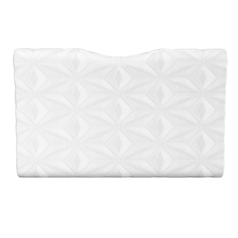 AFI Yoona White Memory Foam Orthopedic Cervical Contour Pillow