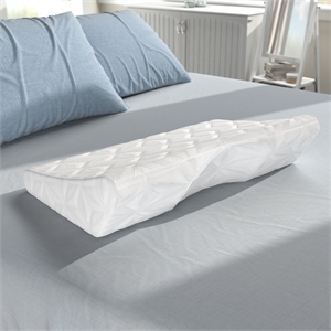AFI Yoona White Memory Foam Orthopedic Cervical Contour Pillow