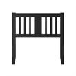 AFI Finley Twin Slatted Solid Wood Headboard in Black