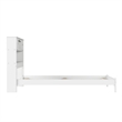 Denver Twin XL Wood Foundation Bed in White