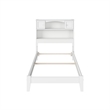 Denver Twin XL Wood Foundation Bed in White
