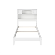 Denver Twin Wood Foundation Bed in White