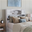 Denver Twin XL Wood Platform Bed with Storage Drawers in White