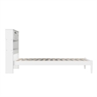 Denver Twin XL Wood Platform Bed in White
