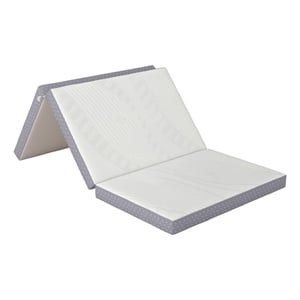 CoolSoft Twin XL 4&quot Memory Foam Folding Mattress Grey