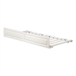 AFI Twin Solid Wood Transitional Raised Panel Trundle in White