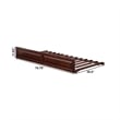 AFI Twin / Full Transitional Raised Panel Solid Wood Trundle in Walnut