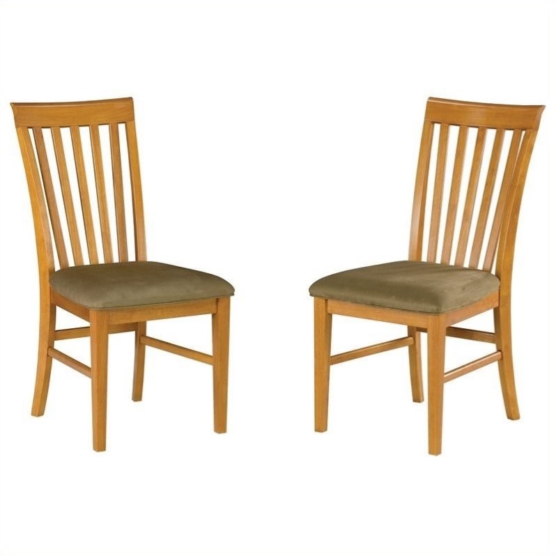 Atlantic Furniture Mission Dining Chair In Caramel Latte Set Of 2 Atlantic Furniture Mission Dining Chair In Caramel Latte Set Of 2