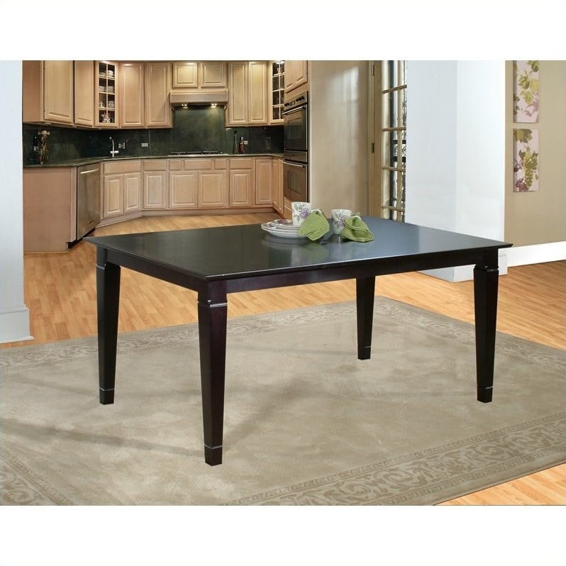 Atlantic Furniture Deco Dining Table in Espresso DecoDTES