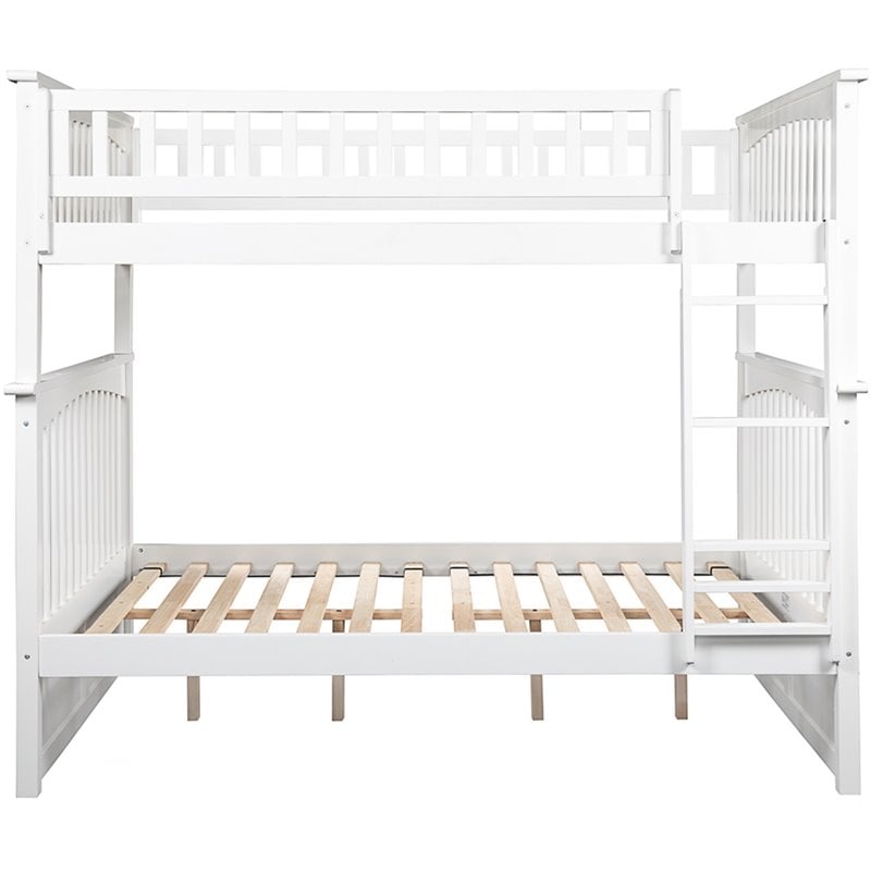 Atlantic Furniture Columbia Full Over Full Bunk Bed In White Ab55502