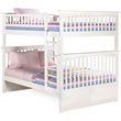 Atlantic Furniture Columbia Full Over Full Bunk Bed in White - AB55502