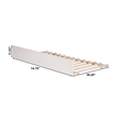 AFI Urban Twin Size Solid Wood Mid-Century Panel Trundle in White