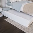 AFI Urban Twin Size Solid Wood Mid-Century Panel Trundle in White