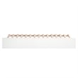 AFI Urban Twin Size Solid Wood Mid-Century Panel Trundle in White