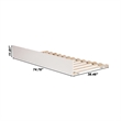 AFI Urban Twin Size Solid Wood Mid-Century Panel Trundle in White