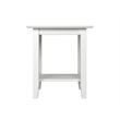 AFI Nantucket Solid Wood Transitional End Table in White