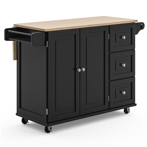 liberty kitchen cart with wood top