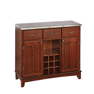 homestyles furniture large base and buffet in cherry