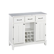 Homestyles Buffet of Buffets Wood Buffet in Off White