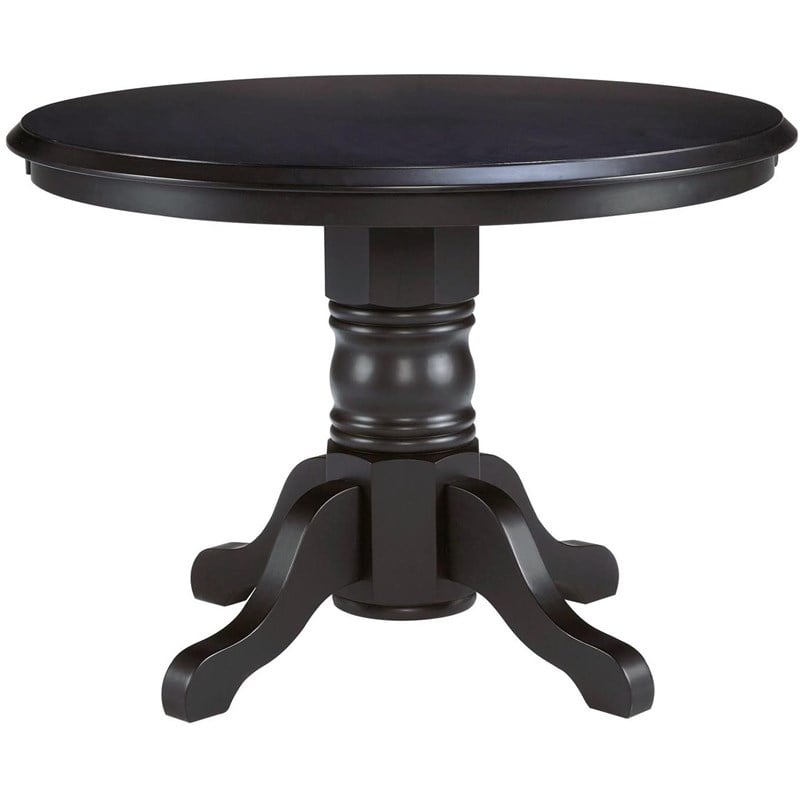 Homestyles Blair Wood Dining Table in Black