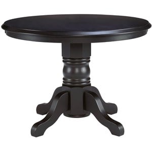 Homestyles Blair Wood Dining Table in Black